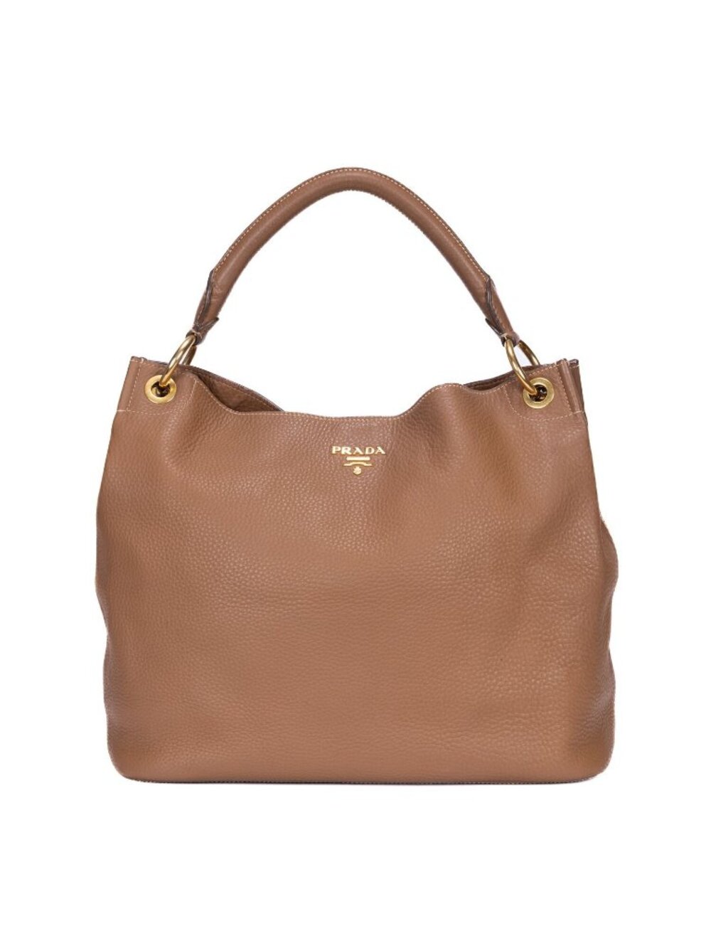Prada Hobo Brown Vitello Daino